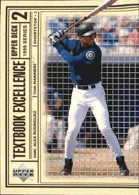 Alex Rodriguez #T26 Baseball Cards 1999 Upper Deck Textbook Excellence