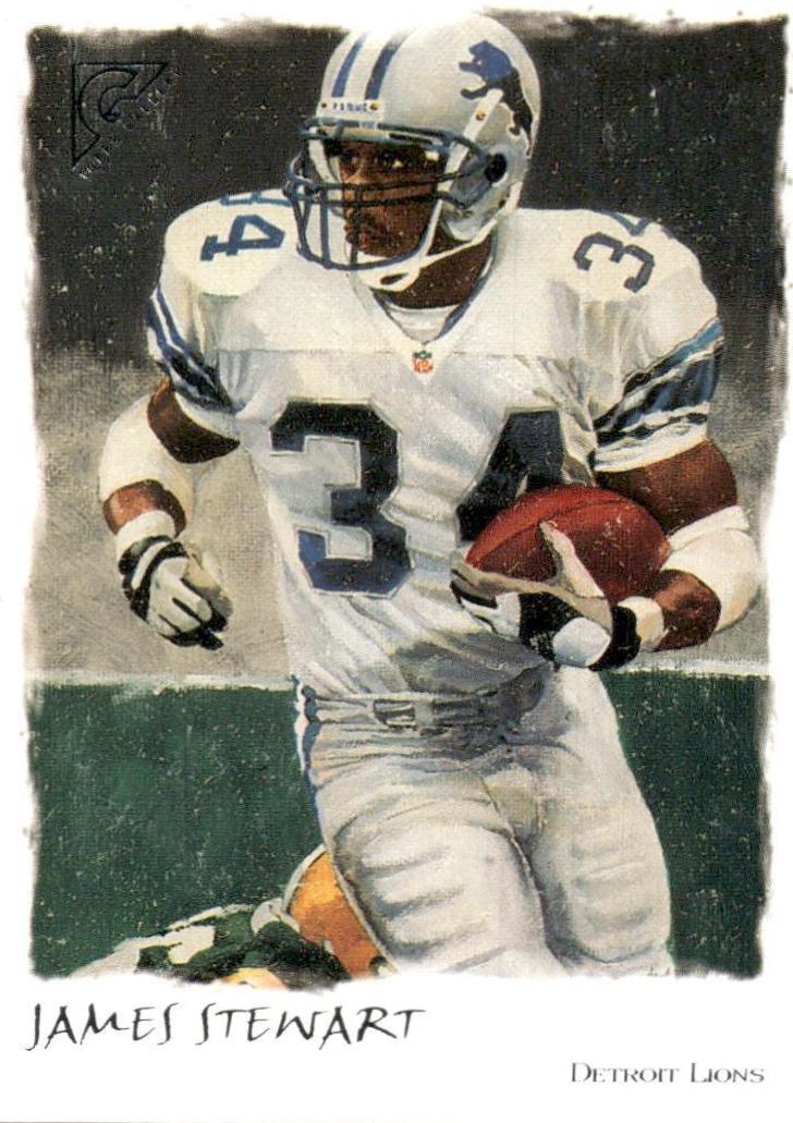 James Stewart #48 Football Cards 2002 Topps Gallery