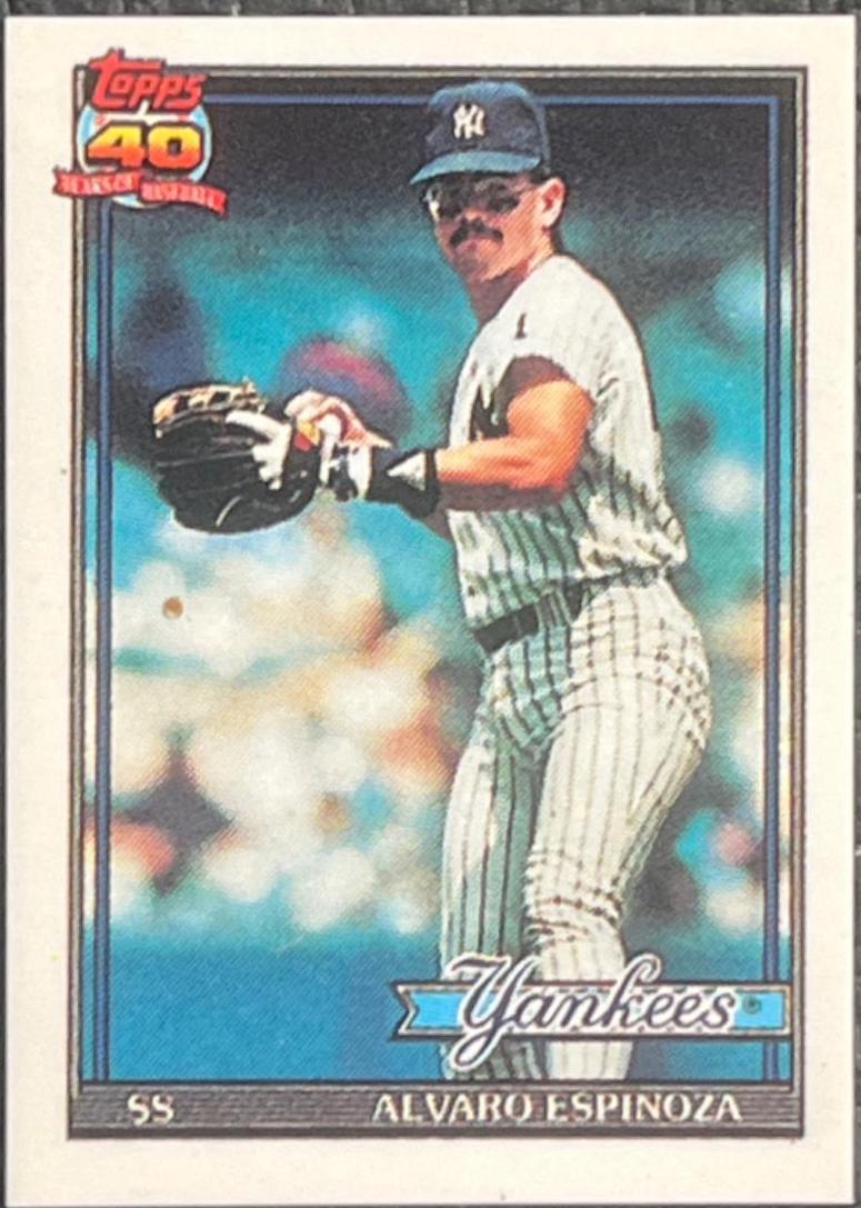 Alvaro Espinoza #28 Baseball Cards 1991 Topps Micro