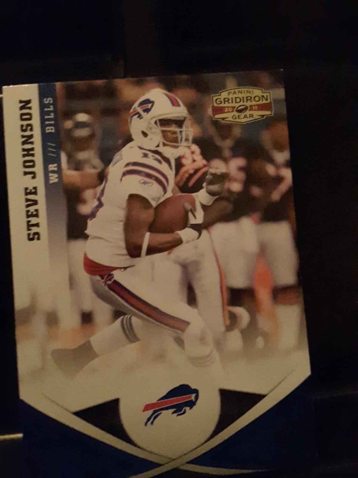 Steve Johnson #17 Football Cards 2011 Panini Gridiron Gear