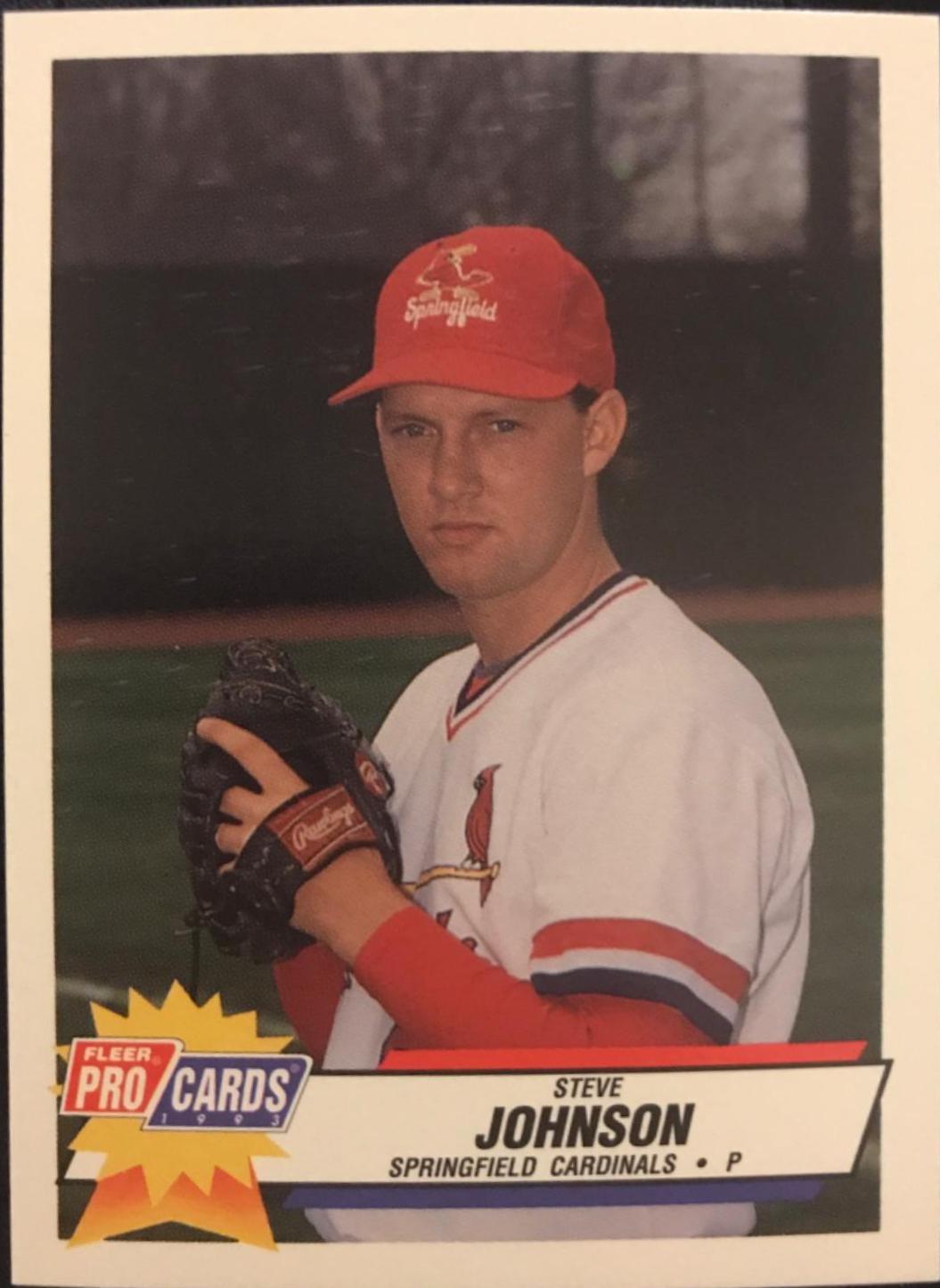Steve Johnson #1845 Baseball Cards 1993 Fleer ProCards