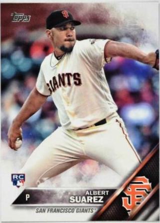 Albert Suarez #US224 Baseball Cards 2016 Topps Update