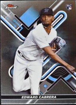 Edward Cabrera #21 Baseball Cards 2022 Topps Finest