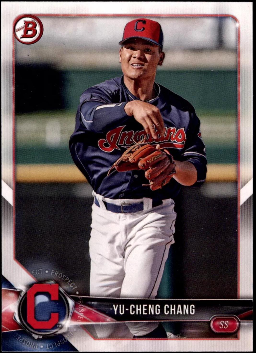 YU-CHENG-CHANG #BP-128 Baseball Cards 2018 Bowman Paper Prospects