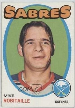 Mike Robitaille #8 Hockey Cards 1971 Topps