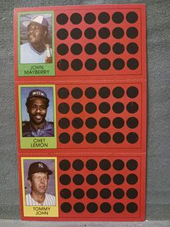 John Mayberry, Chet Lemon, Tommy John #15, 34, 52