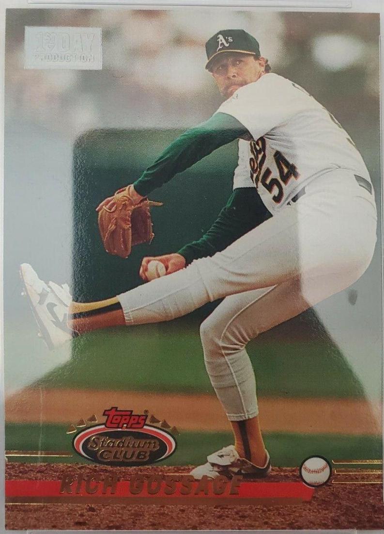 Rich Gossage #17 Baseball Cards 1993 Stadium Club 1st Day Production