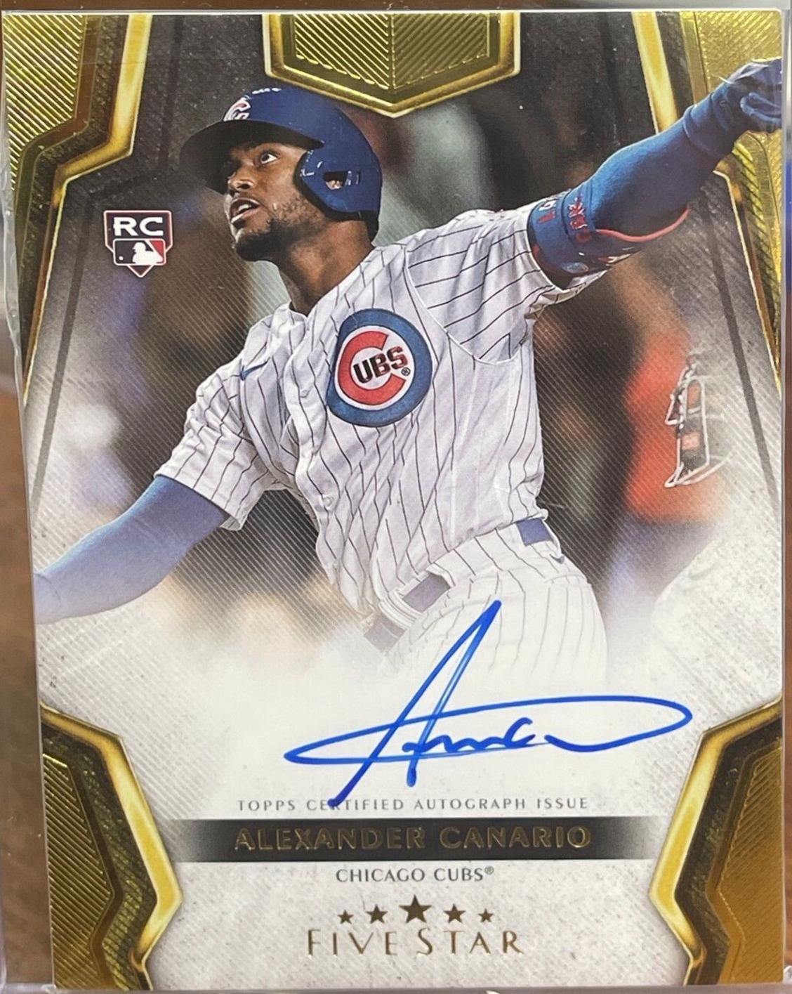 Alexander Canario #FSA-AC Baseball Cards 2024 Topps Five Star Autograph