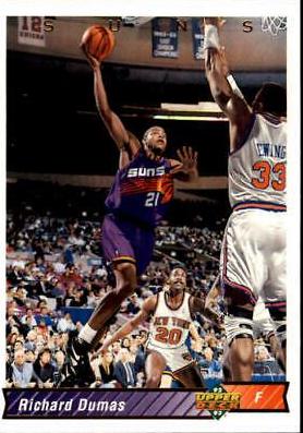 Richard Dumas #339 Basketball Cards 1992 Upper Deck