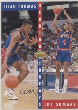 Isiah Thomas, Joe Dumars #500 Basketball Cards 1992 Upper Deck