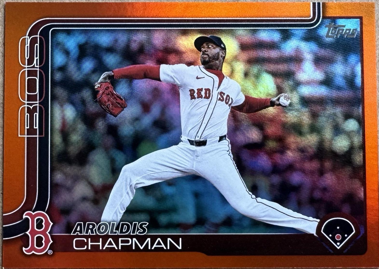 Aroldis Chapman [Orange Diamante Foil] #US116 Prices | 2025 Topps