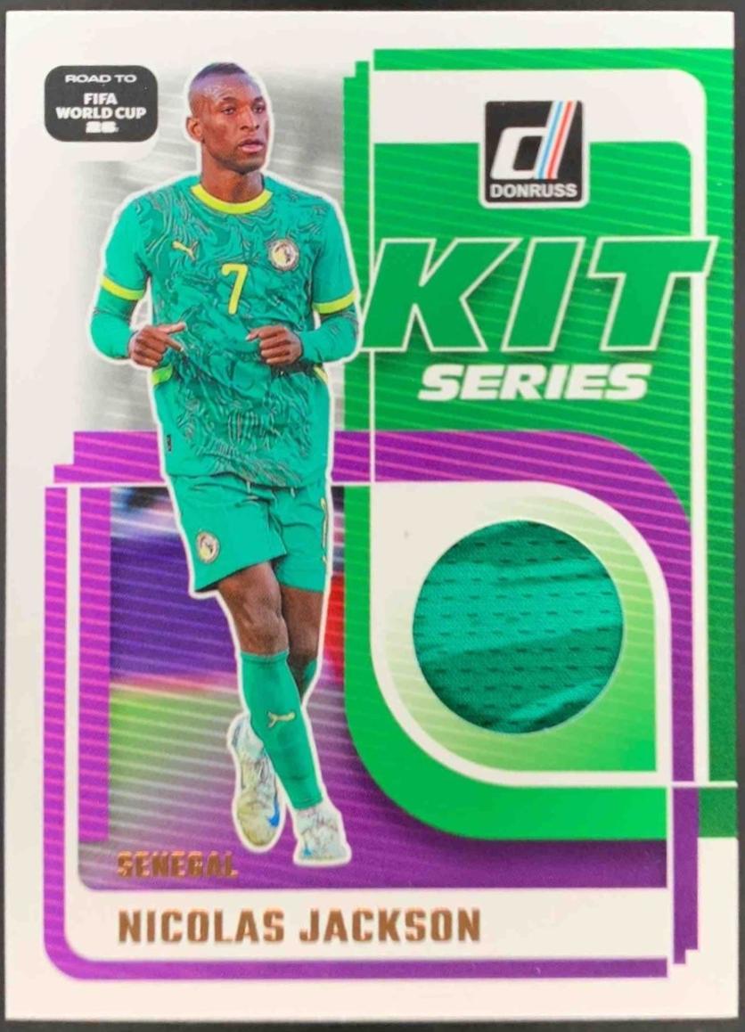 Nicolas Jackson #KS-NJ 2025 Panini Donruss Road To FIFA Kit Series