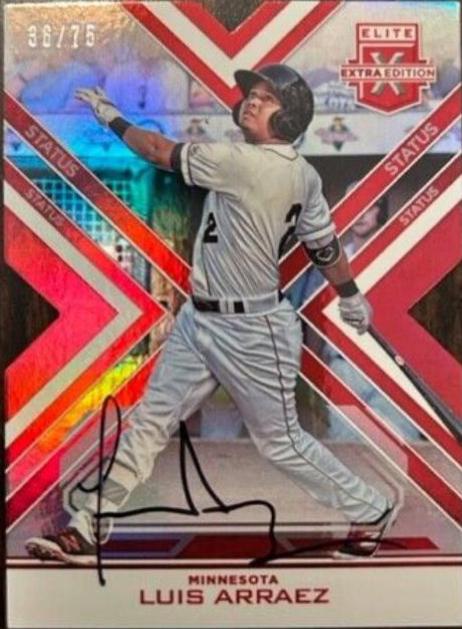 Luis Arraez [Autograph Die Cut Red] #77