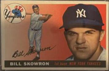 Bill Skowron #22 Baseball Cards 1955 Topps