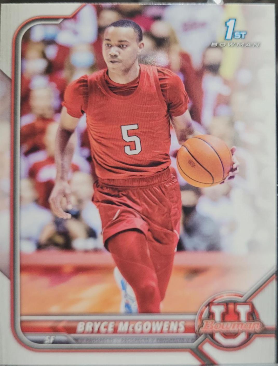 Bryce McGowens #74 Basketball Cards 2021 Bowman University