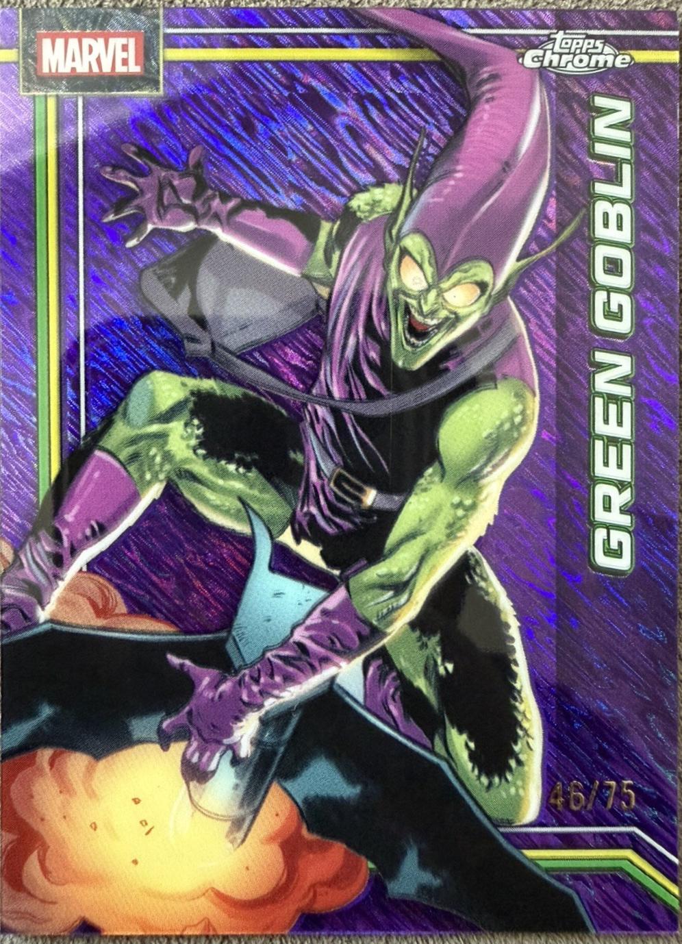 Green Goblin Purple Shimmer Refractor