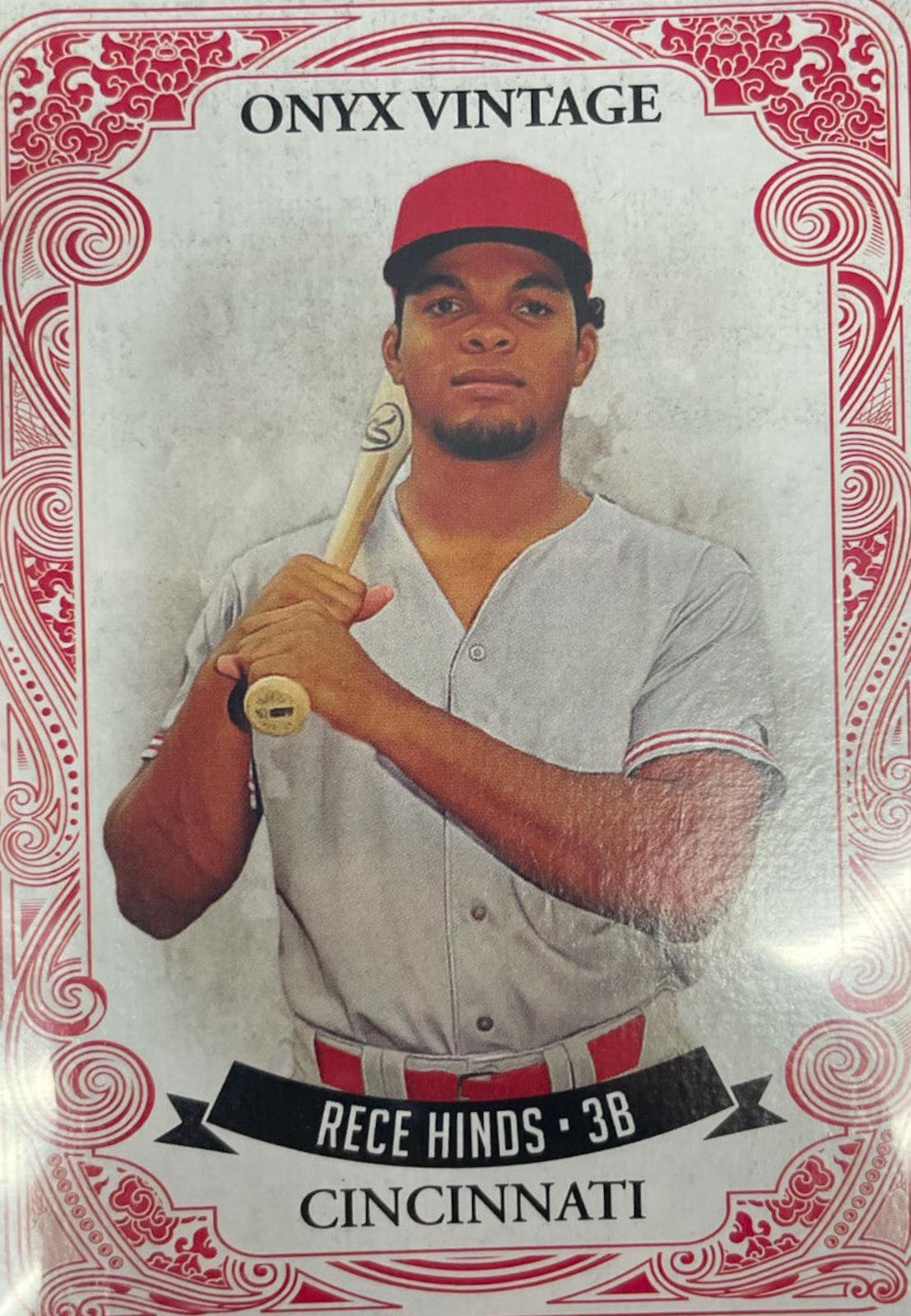 Rece Hinds #OVNL Baseball Cards 2021 Onyx Vintage