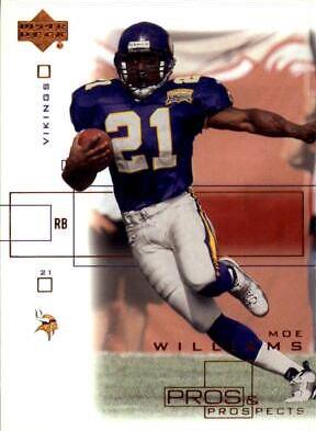 Moe Williams #49 Football Cards 2001 Upper Deck Pros & Prospects