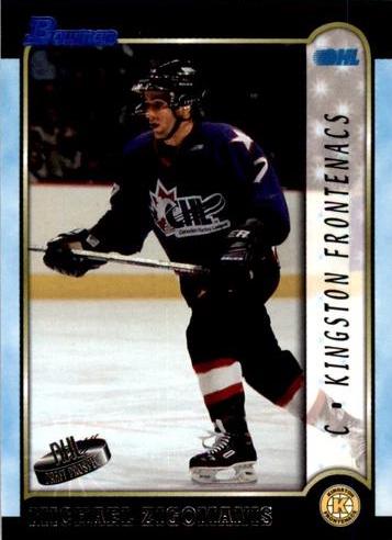 Mike Zigomanis #36 Hockey Cards 1999 Bowman CHL