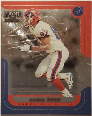Andre Reed #13 Football Cards 1999 Playoff Momentum