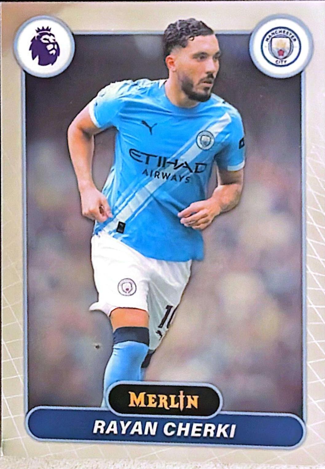 Rayan Cherki #124 2026 Topps Merlin Premier League