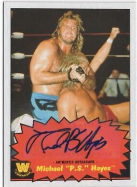 Michael PS Hayes #6 Wrestling Cards 2012 Topps Heritage WWE Autographs