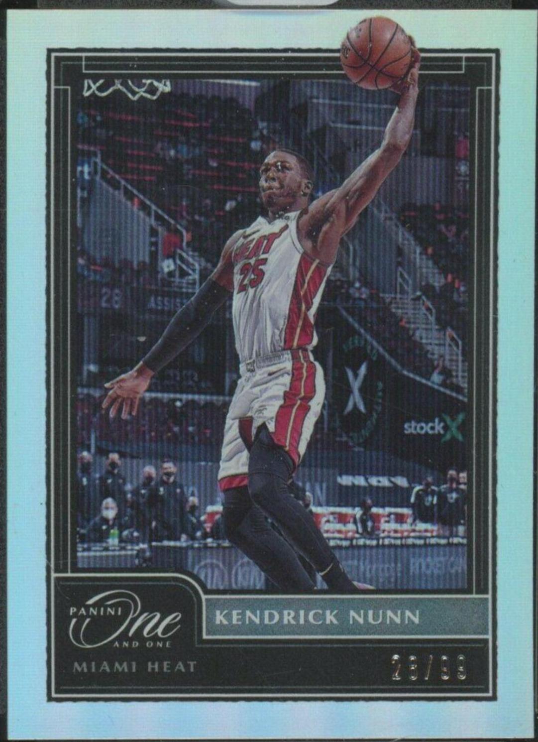 Kendrick Nunn #9 2020-21 Panini One and One Basketball