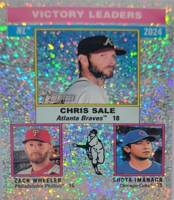 Shota Imanaga / Zack Wheeler / Chris Sale [Silver Sparkle Variation] #199