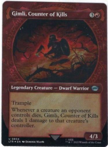 Gimli, Counter of Kills #804 Magic Lord of the Rings