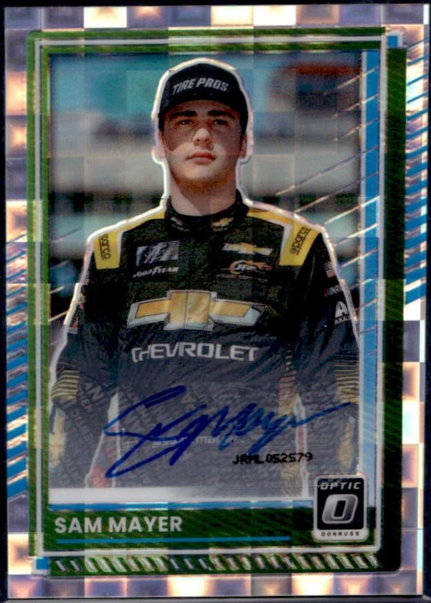 Sam Mayer [Pandora] #20 Prices | 2025 Panini Donruss NASCAR Optic ...