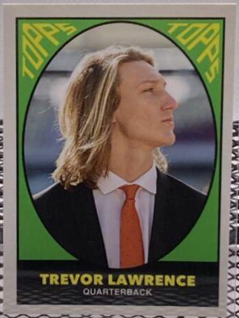 Trevor Lawrence #10 Football Cards 2021 Topps X Trevor Lawrence