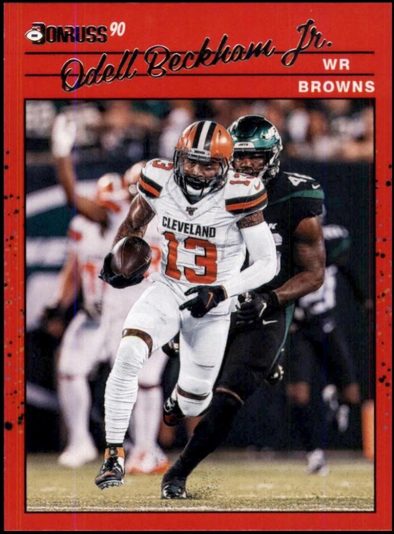 Odell Beckham Jr #R90-OBJ 2020 Panini Donruss Retro 1990 Football