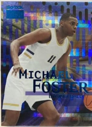 Michael Foster #S-18 2022 Skybox Metal Universe Champions Skybox Premium Basketball