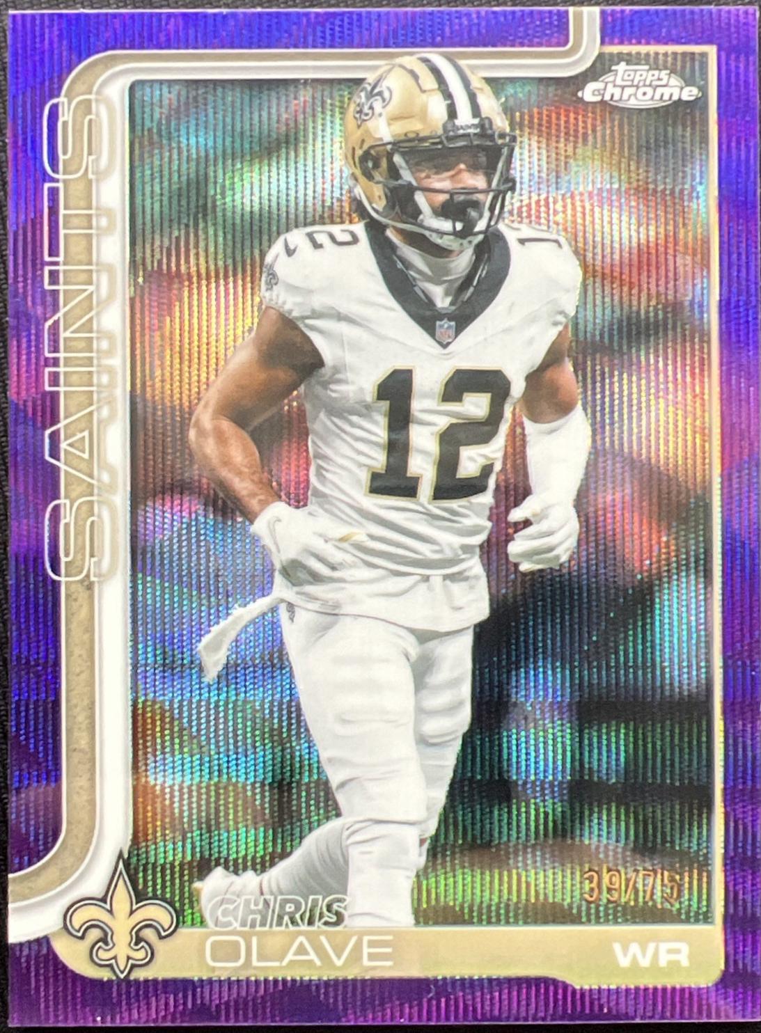 Chris Olave [Purple Wave Refractor] #216