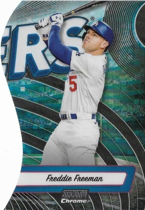 Freddie Freeman #TRI-3 Baseball Cards 2024 Topps Stadium Club Triumvirates