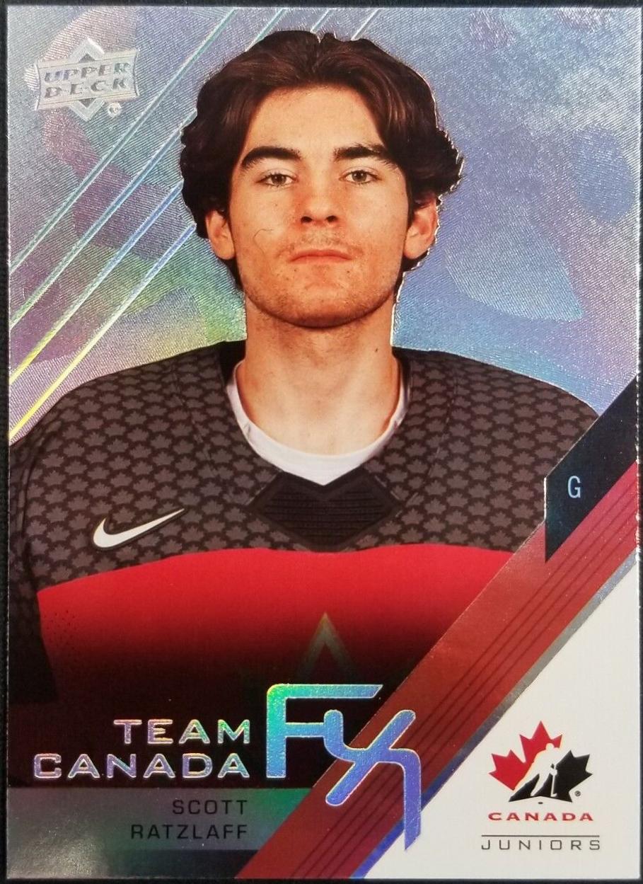 Scott Ratzlaff #FX-13 Hockey Cards 2024 Upper Deck Team Canada Juniors FX