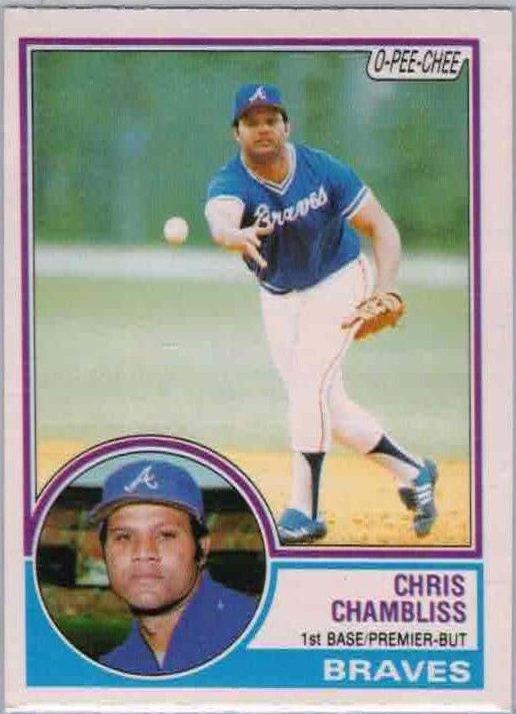Chris Chambliss #11 Baseball Cards 1983 O Pee Chee