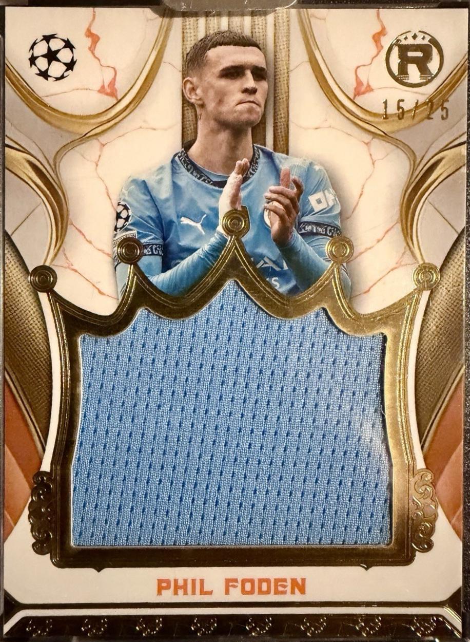 Phil Foden #RJR-PF 2024 Topps Reverence UEFA Jumbo Relic