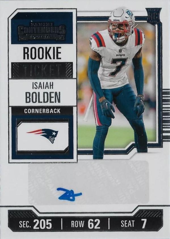 Isaiah Bolden #185 Football Cards 2023 Panini Contenders