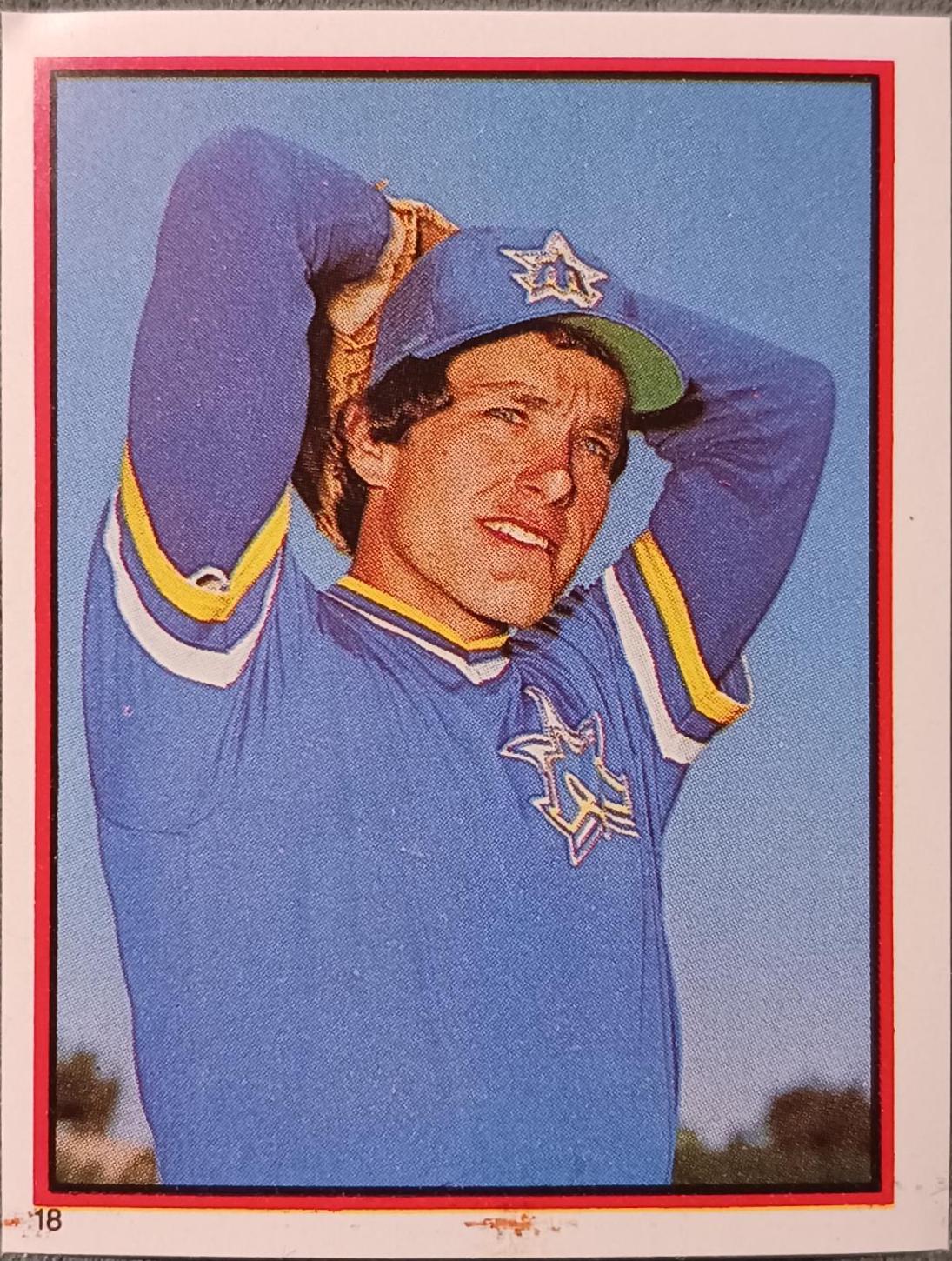 Floyd Bannister #18 Baseball Cards 1983 Topps Stickers