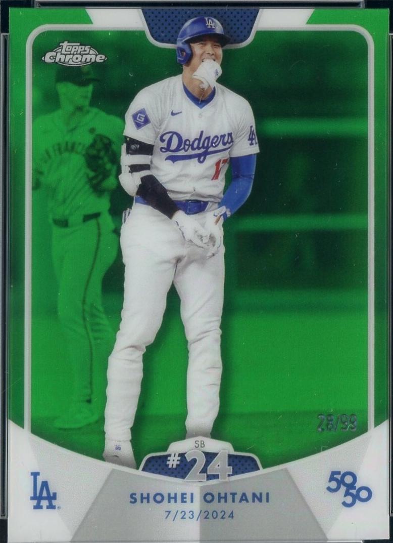 Shohei Ohtani [Green Refractor] #SB24