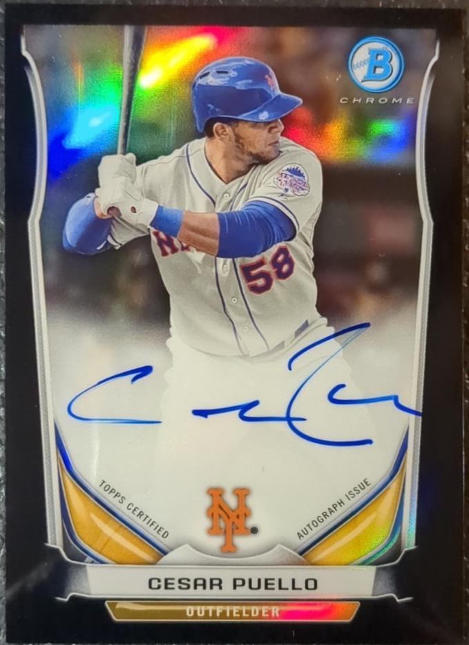 Cesar Puello [Chrome Black Wave Refractor] #CP