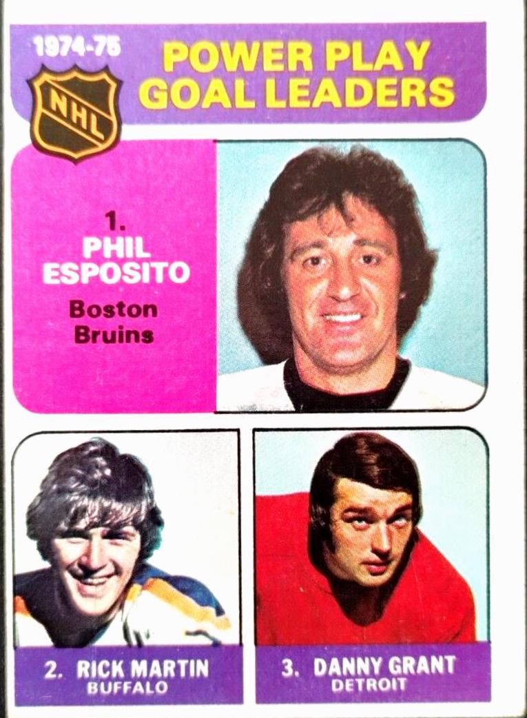 Pwr. Play Goal Ldrs. [Esposito, Martin, Grant] #212
