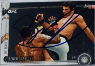 Beneil Dariush #225 Ufc Cards 2015 Topps UFC Chronicles