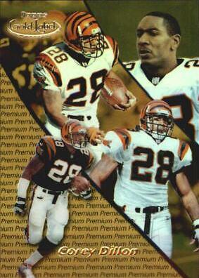 Corey Dillon #52 Football Cards 2000 Topps Gold Label Premium
