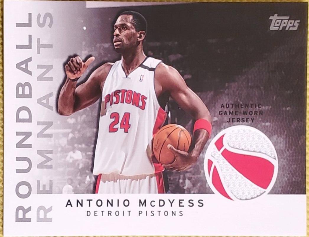 Antonio McDyess MEM #RR-AMC Basketball Cards 2009 Topps Roundball Remnants