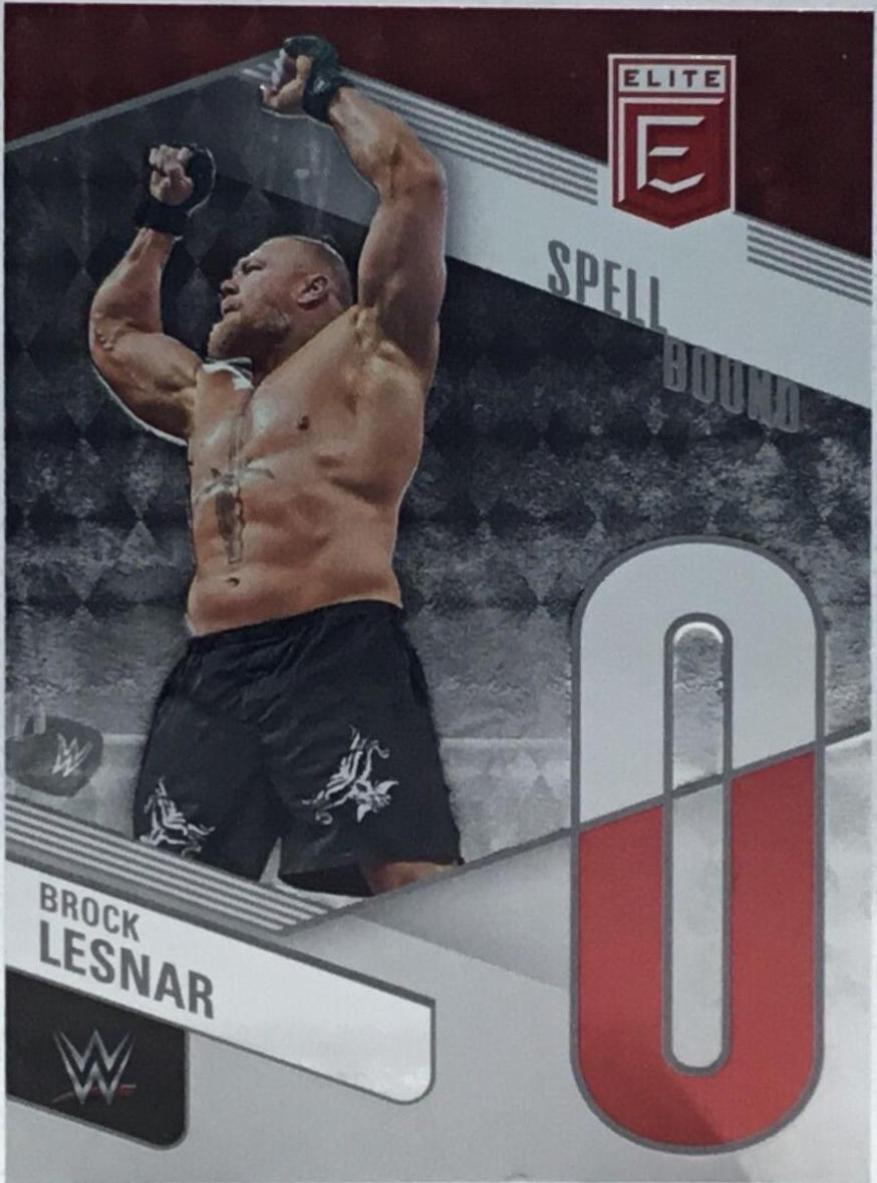 Brock Lesnar #8 Wrestling Cards 2023 Donruss Elite WWE Spellbound