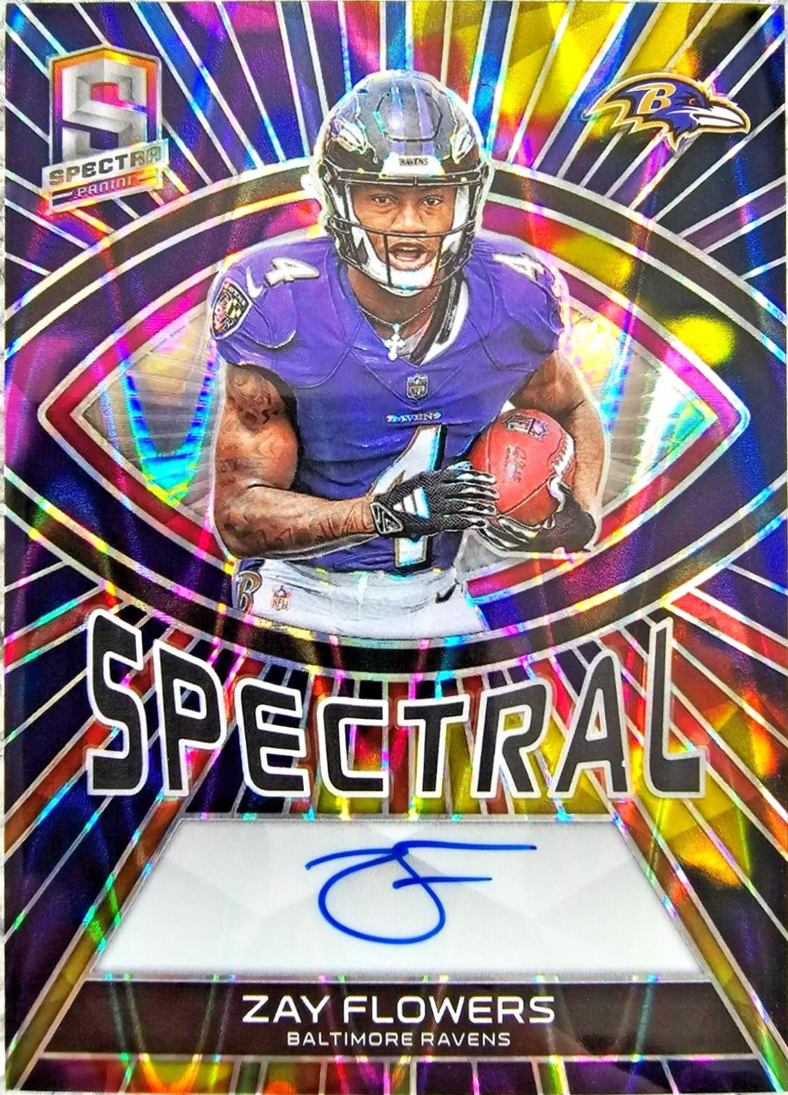 Zay Flowers [Supernova] #6 Prices | 2023 Panini Spectra Spectral