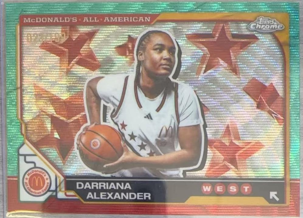 Darriana Alexander [Aqua Wave Refractor] #72