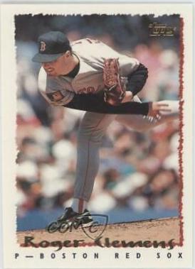 Roger Clemens #360 Baseball Cards 1995 Topps